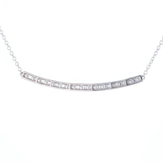 Diamond Bar Necklace