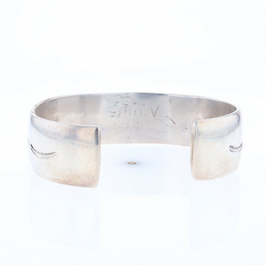 Native Silver Bird Cuff Bracelet