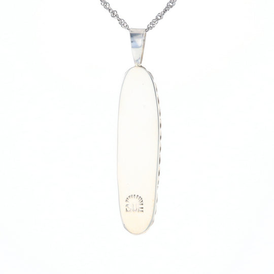 Multi Stone Inlaid Pendant