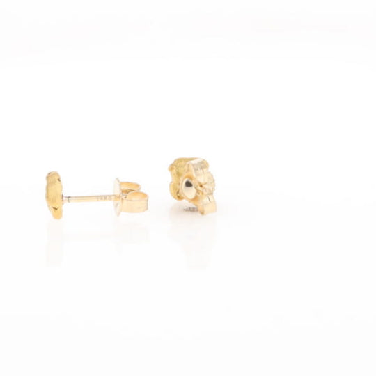 Natural Gold Nugget Earrings
