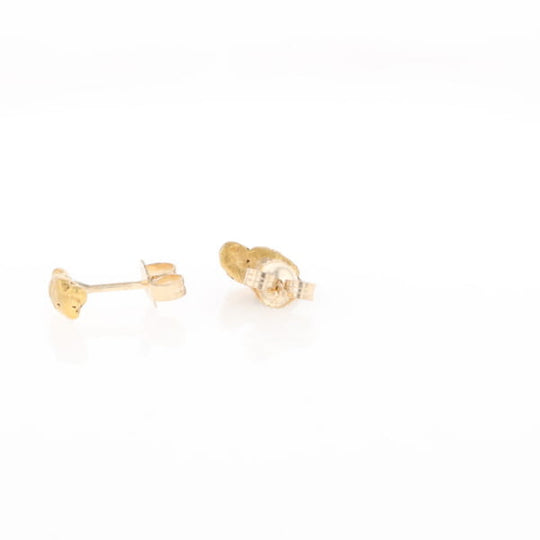 Natural Gold Nugget Stud Earrings