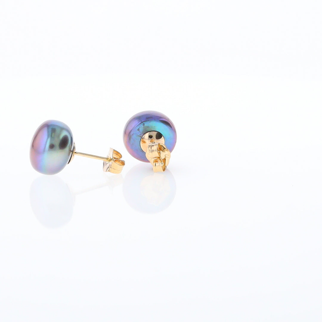 Tahitian Grey Pearl Studs