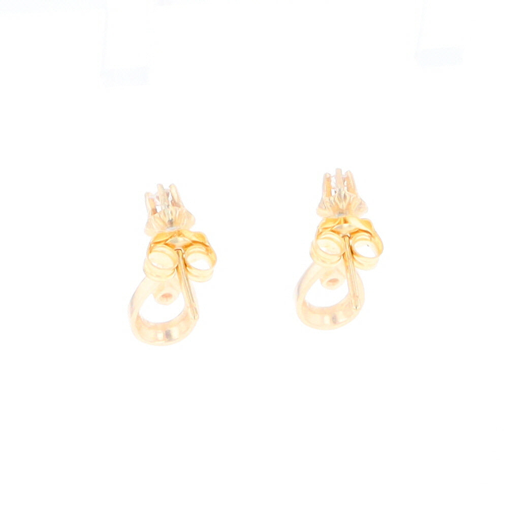 Dangle Teardrop Diamond Earrings