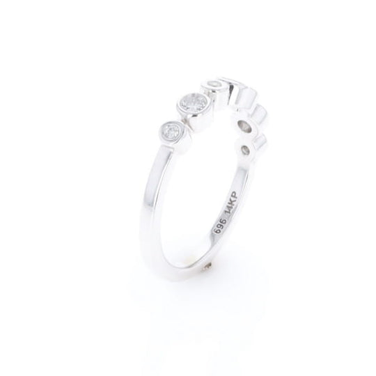 7-Stone Bezel Set Diamond ring