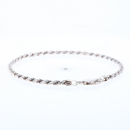 Silver Rope Bracelet