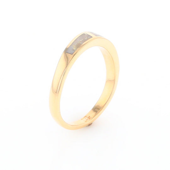 3 Section Gold Quartz Ring Lady’s Anniversary Band G2