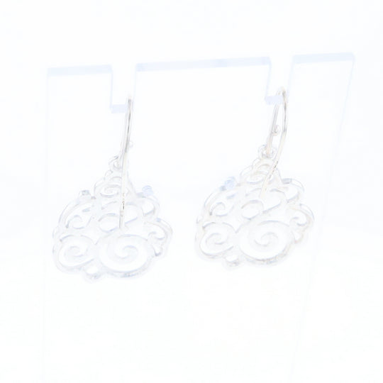 Drop Dangle Swirl Fishhook Earrings