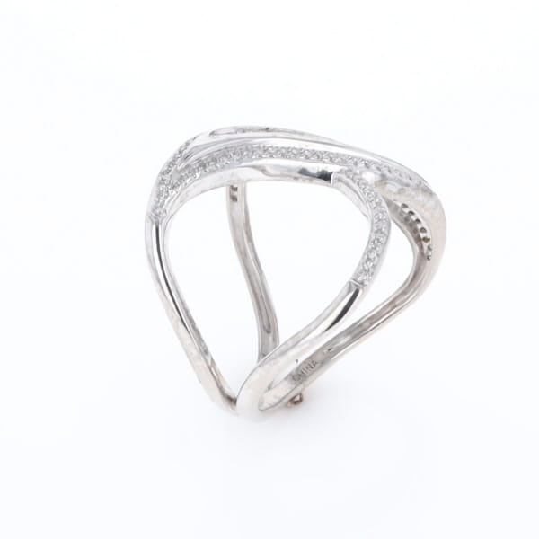 Dramatic Bypass Diamond Ring