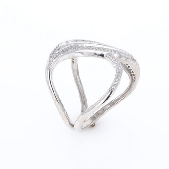 Dramatic Bypass Diamond Ring