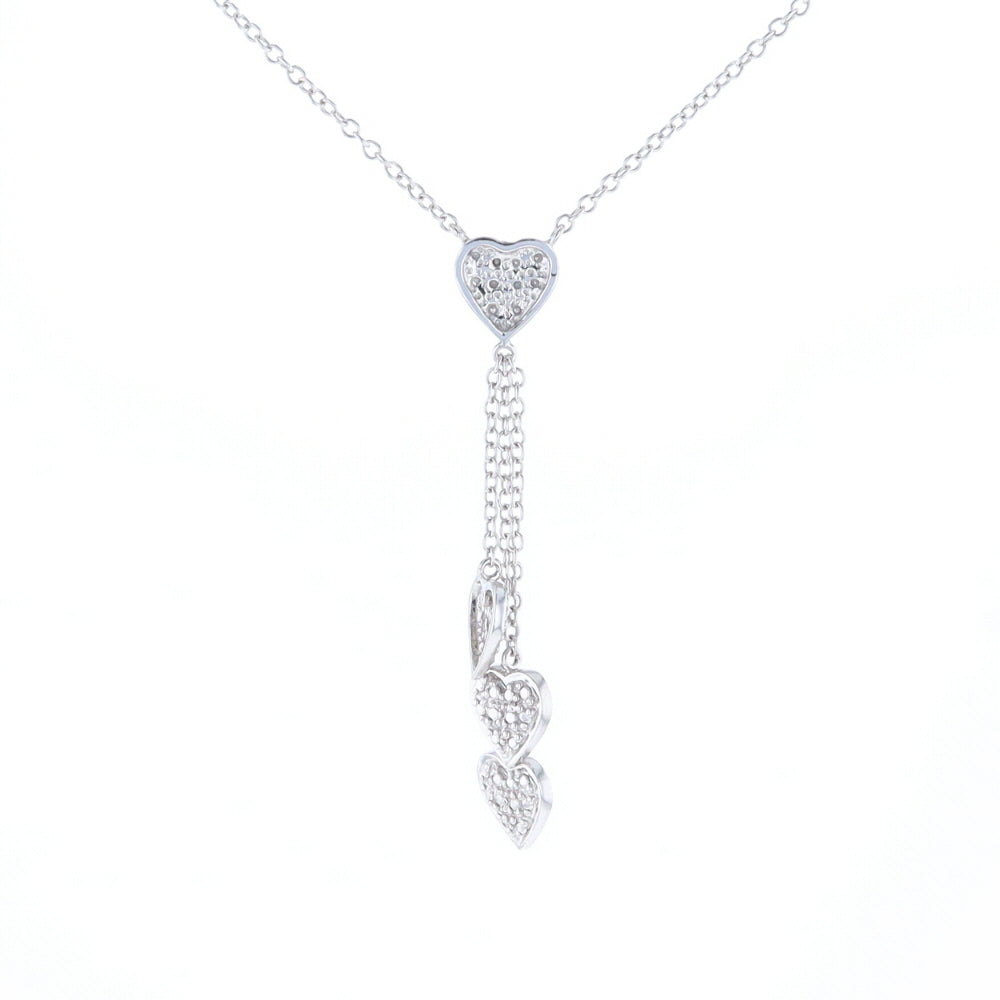 14K Triple Heart Necklace