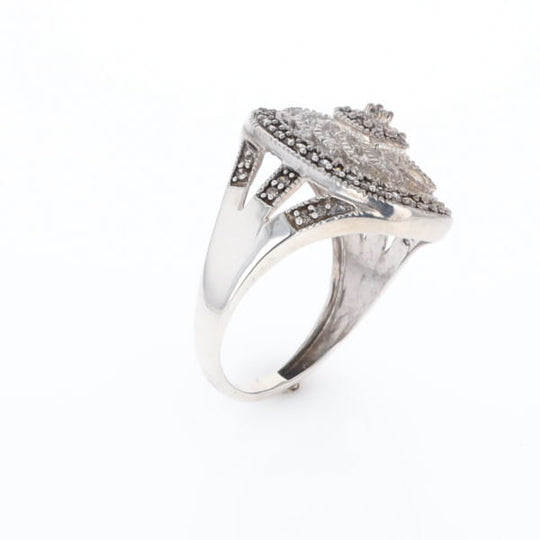 Open Work Filigree Design Ring