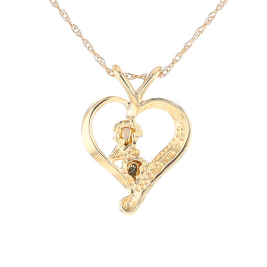 Black Hills Gold Open Heart Necklace