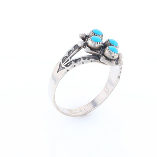 Native Four Stone Turquoise Ring