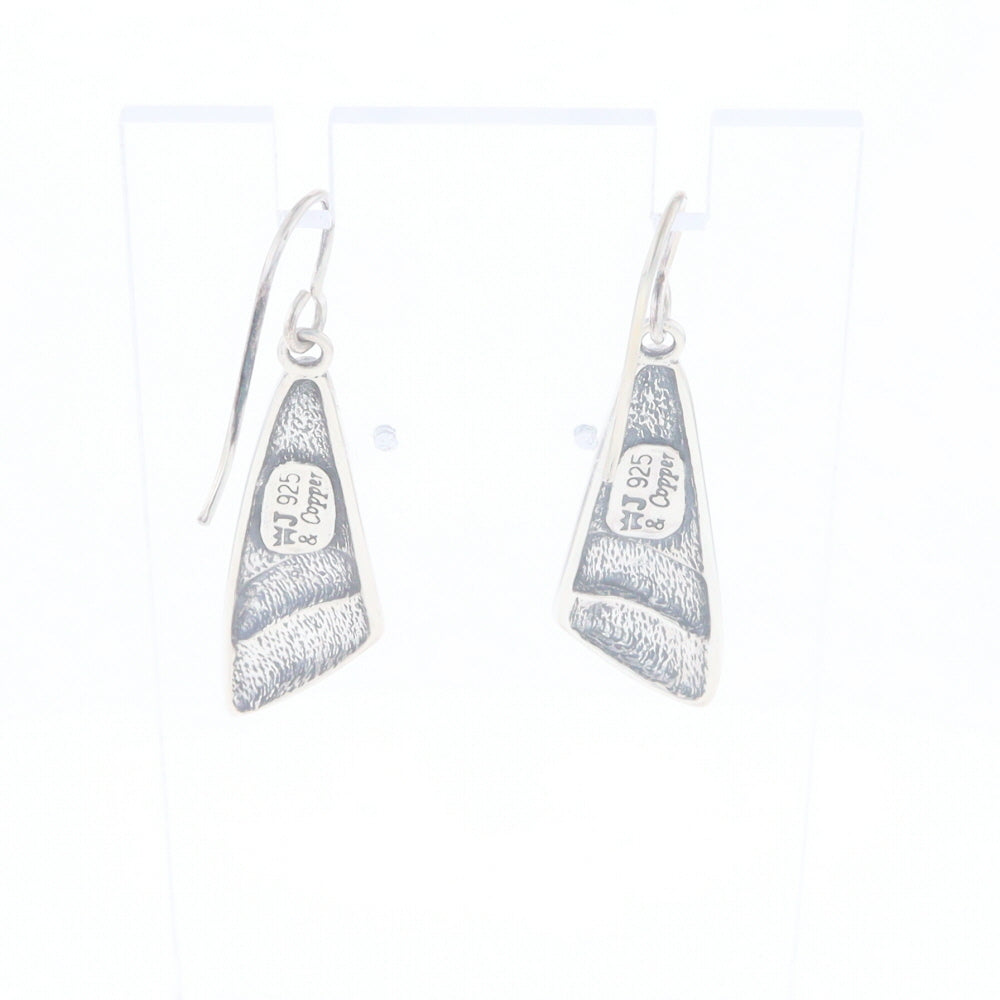 Native Triangle Turquoise Hook Earrings