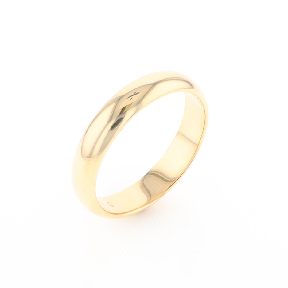 High Polished Comfort Fit Wedding Band