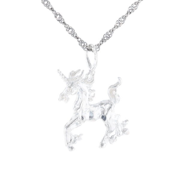 Silver Unicorn Pendant