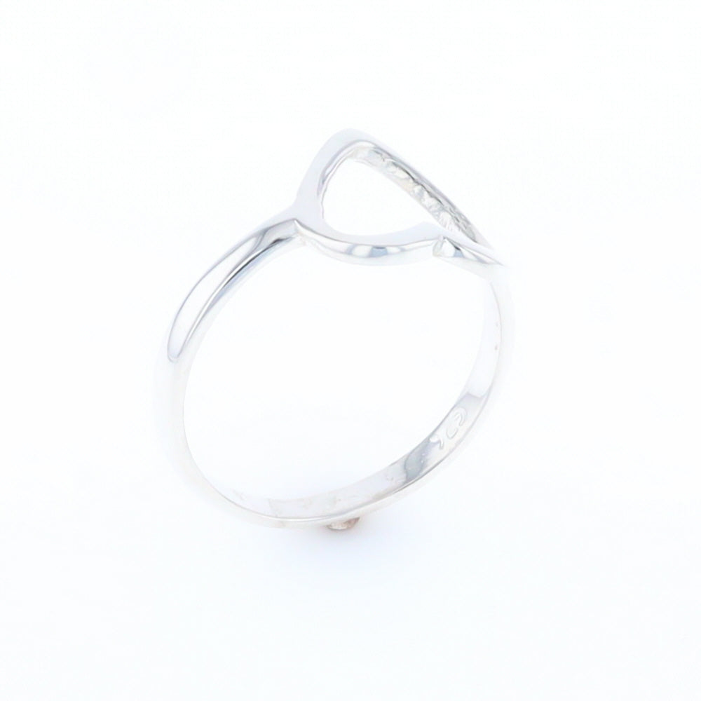 Sterling Silver Open Heart Ring