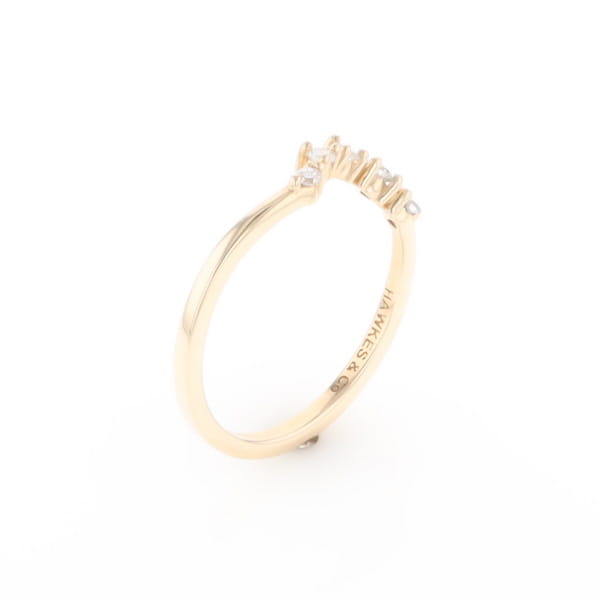 Yellow Gold Shadow Band