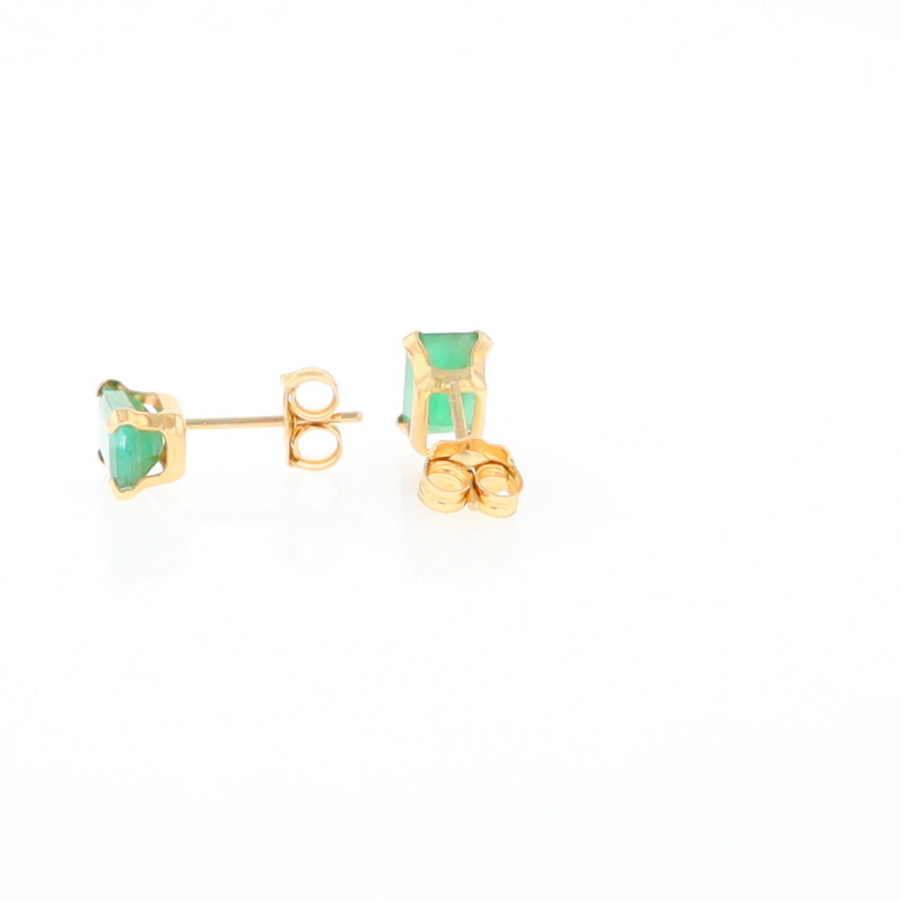 Emerald Stud Earrings