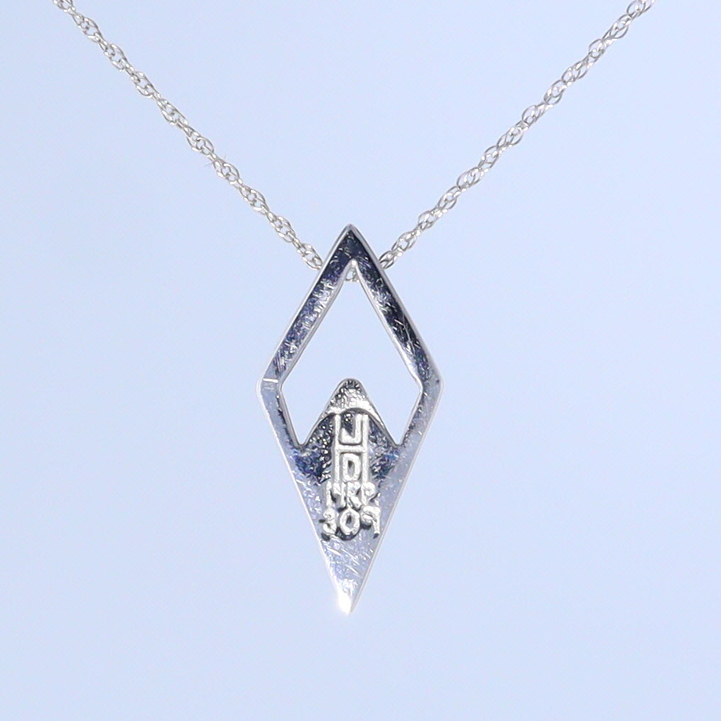 Opal Pendant Diamond Inlaid Design