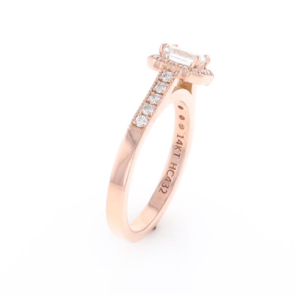 Princess Cut Diamond Halo Ring