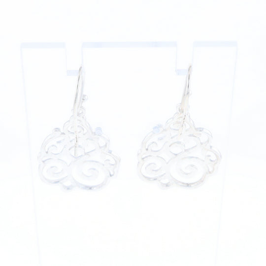 Drop Dangle Swirl Fishhook Earrings