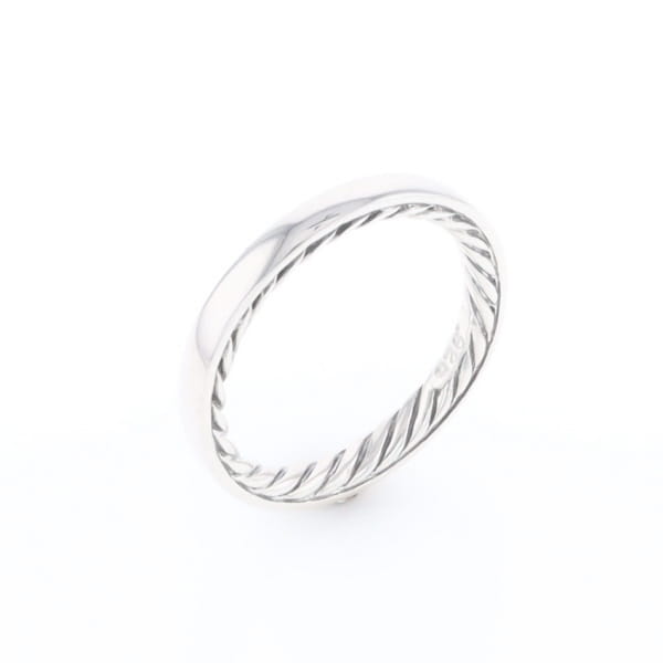 Sterling Silver Rope Decal Band