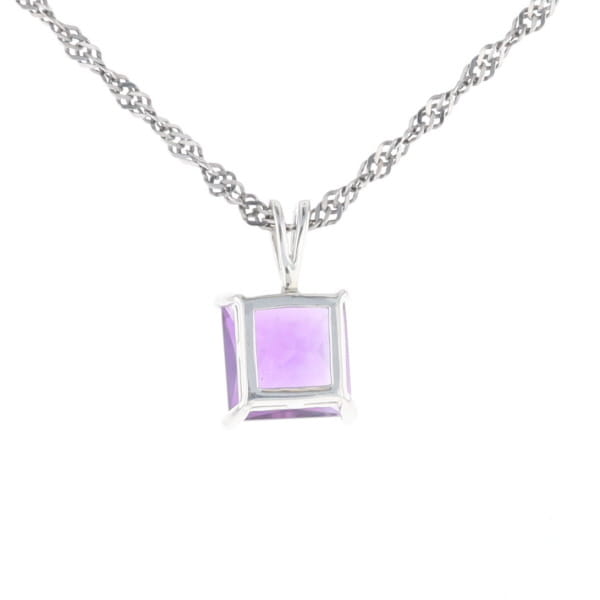 Amethyst Solitaire Pendant