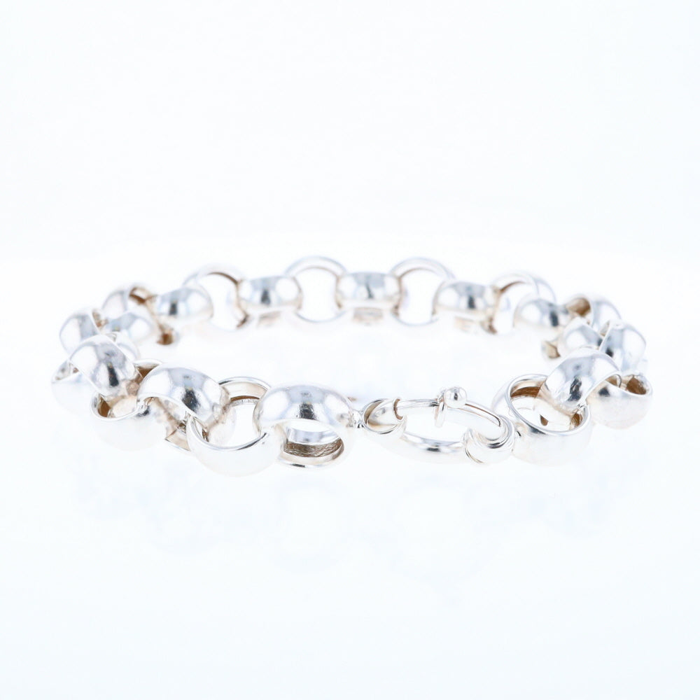 Silver Rolo Link Bracelet