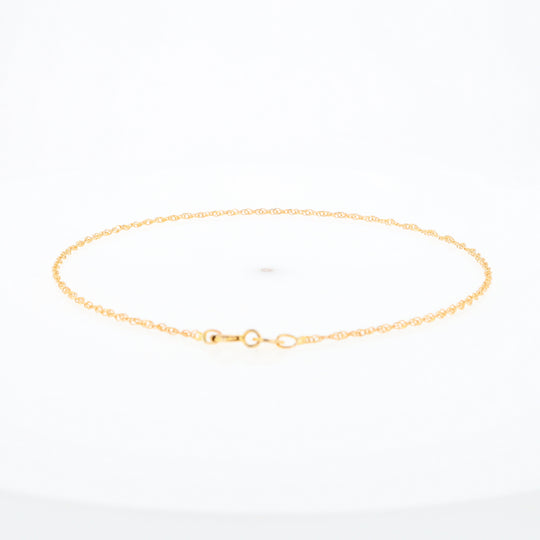 Gold Singapore Anklet