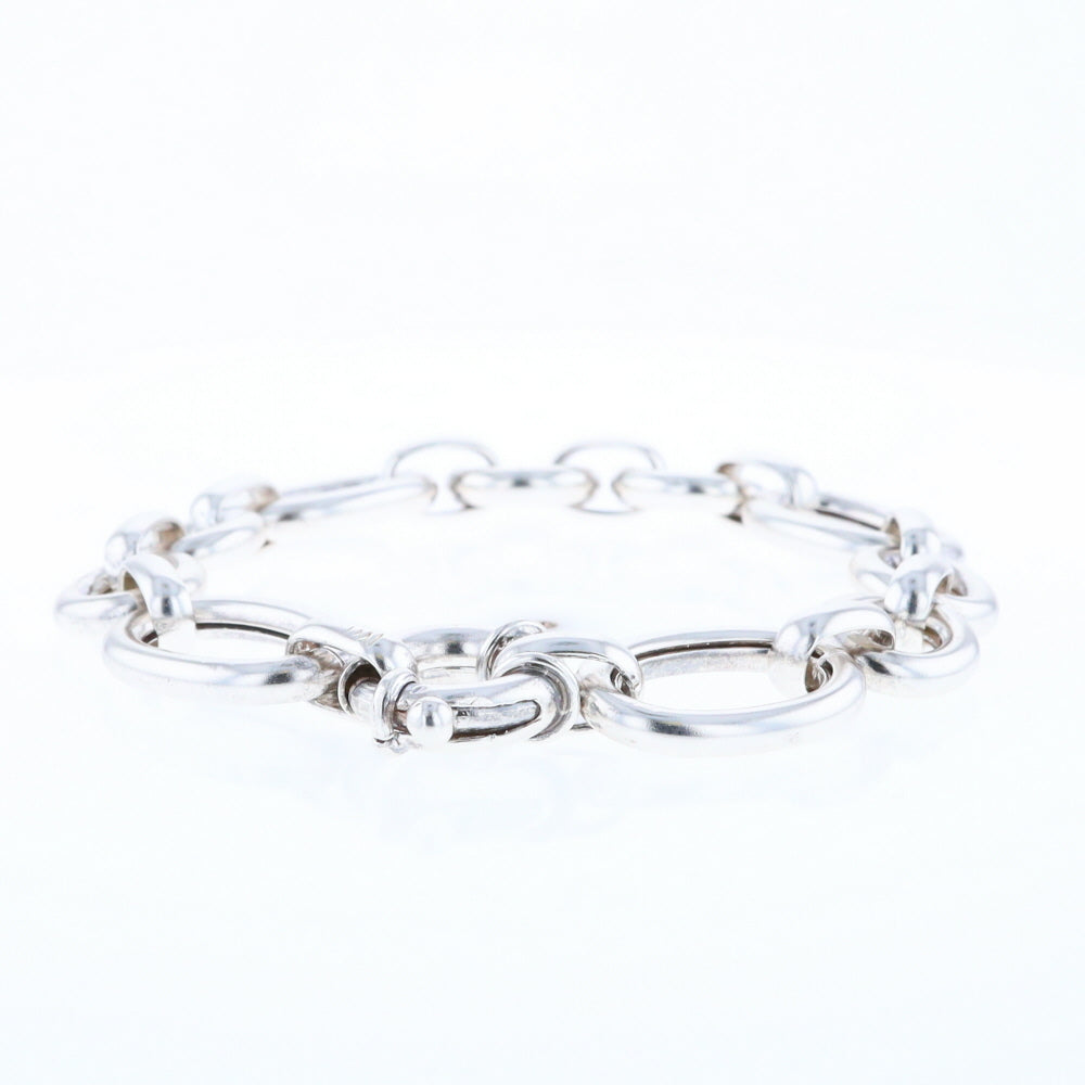 Sterling Silver Open Cable Link Bracelet