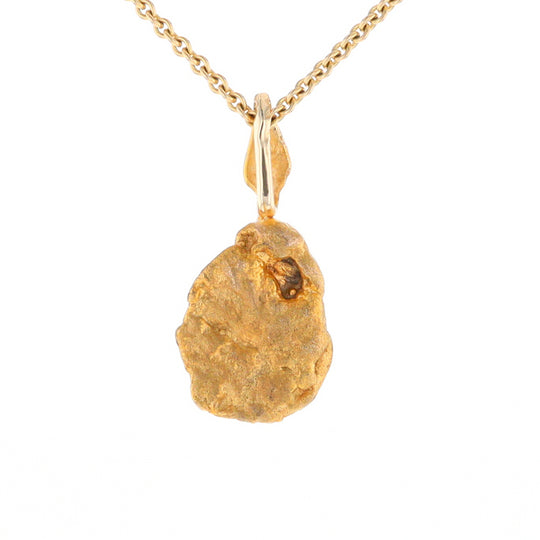 20K Natural Gold Nugget Pendant