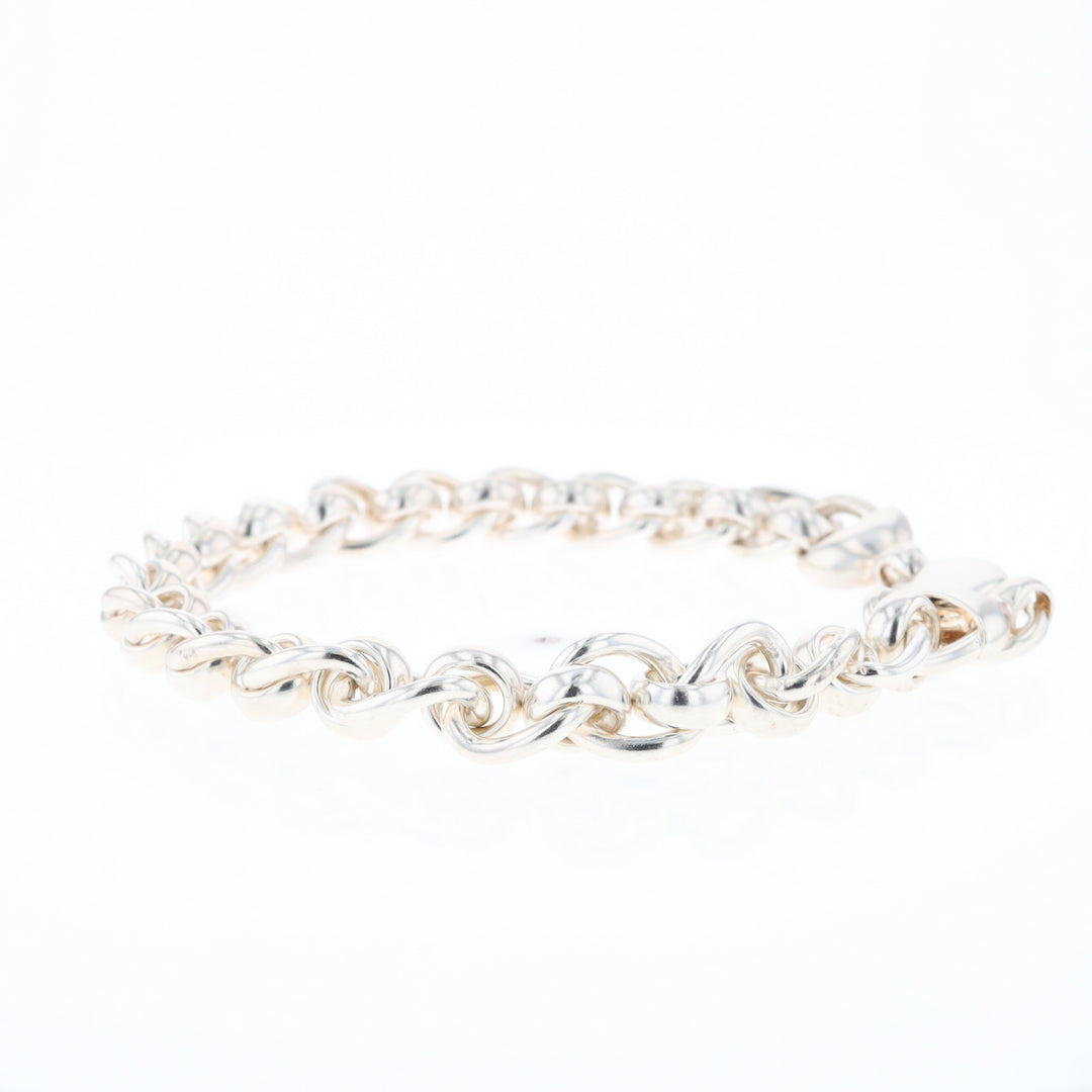 Sterling Silver Round Link Bracelet