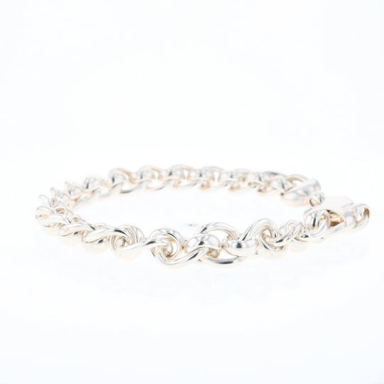 Sterling Silver Round Link Bracelet