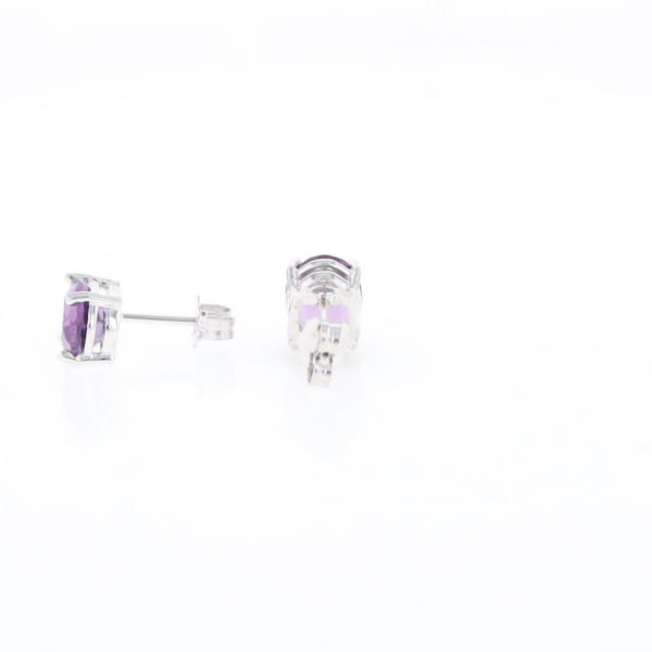 Amethyst Stud Earrings