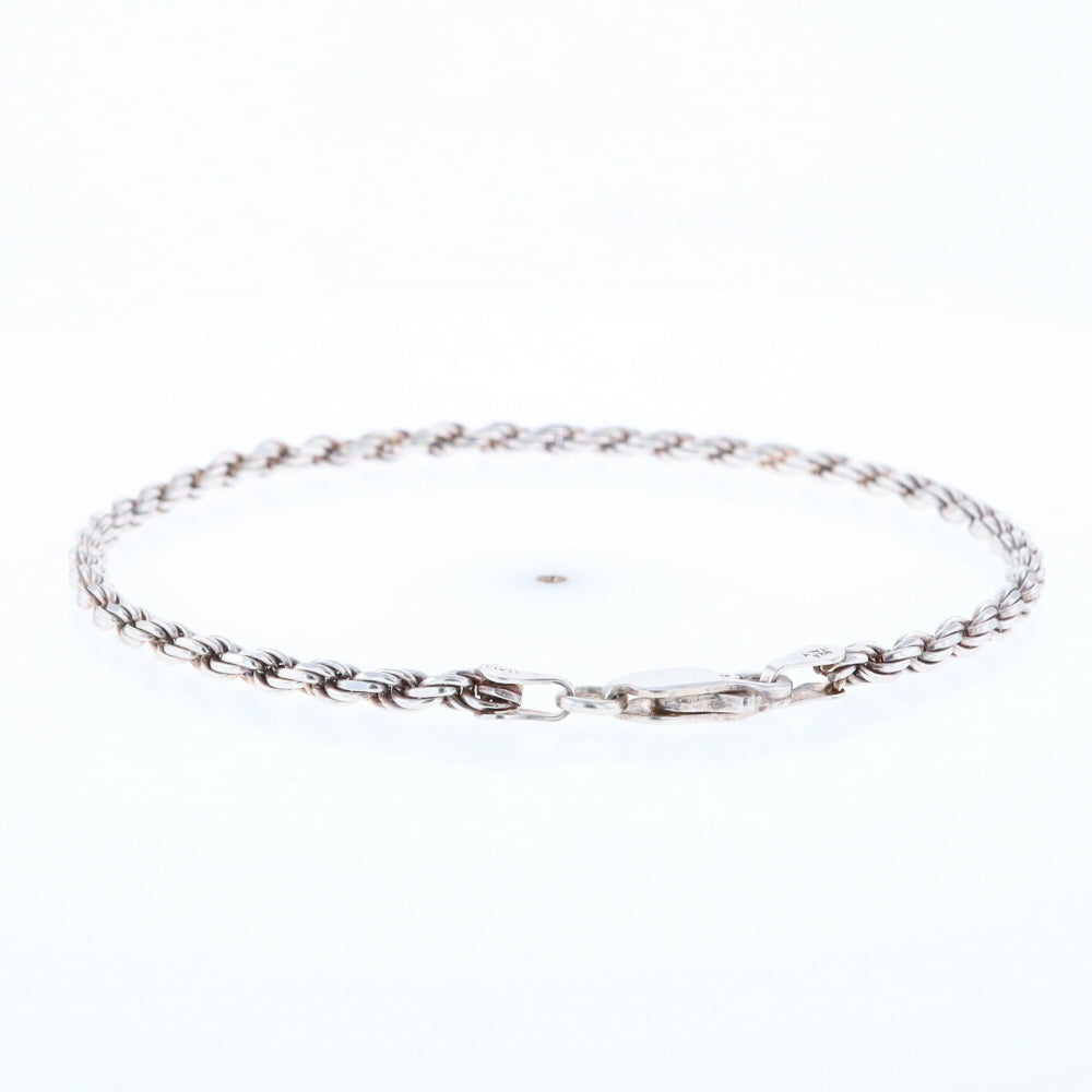 Silver Rope Bracelet