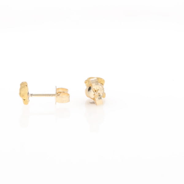 Natural Gold Nugget Earrings