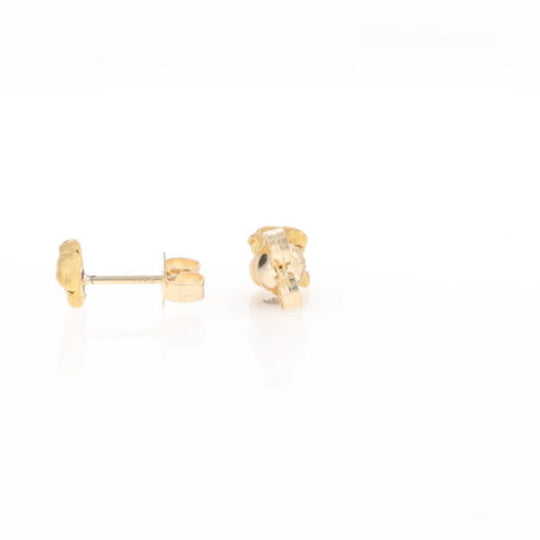 Natural Gold Nugget Earrings