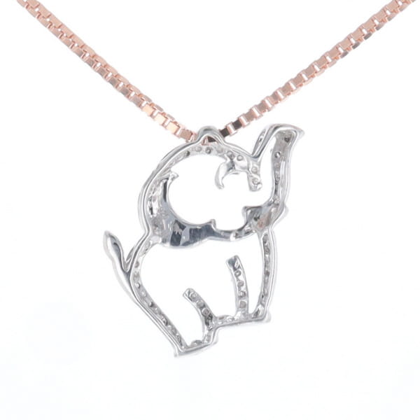 Elephant Diamond Pendant