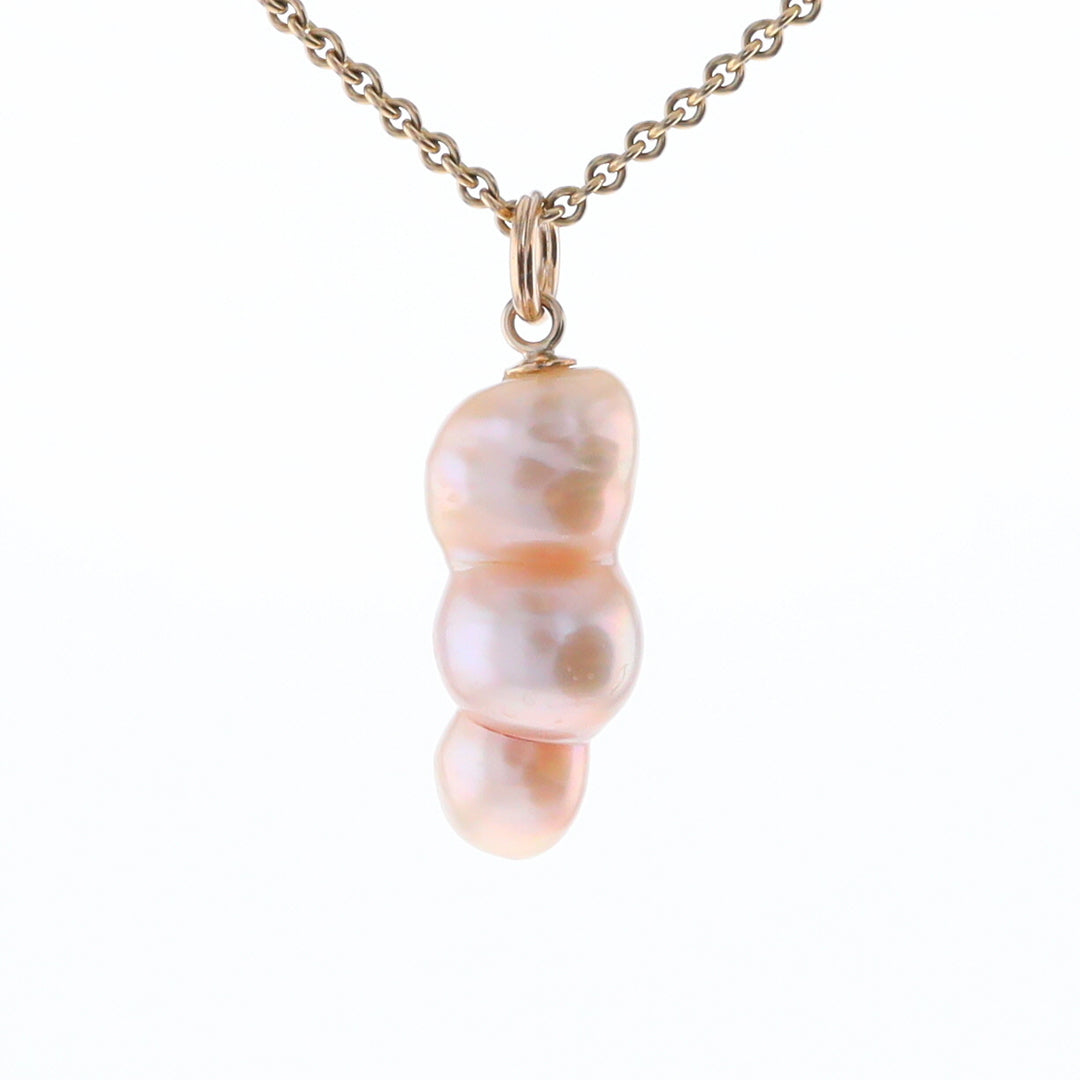 Baroque Triple Pearl Pendant