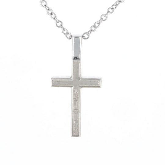 Sugilite 3 Section Inlaid Cross Pendant