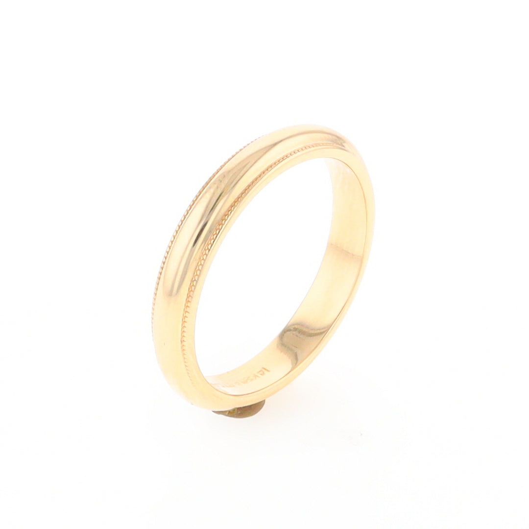 Milgrain Standard Fit Wedding Band