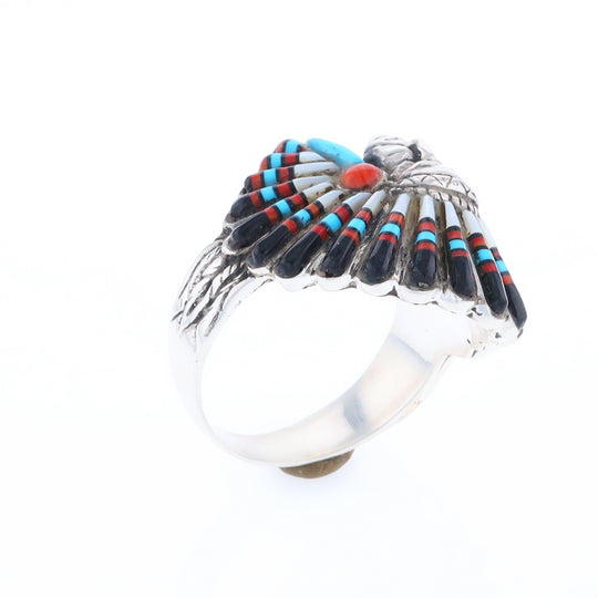 Native American Head Dress Ring