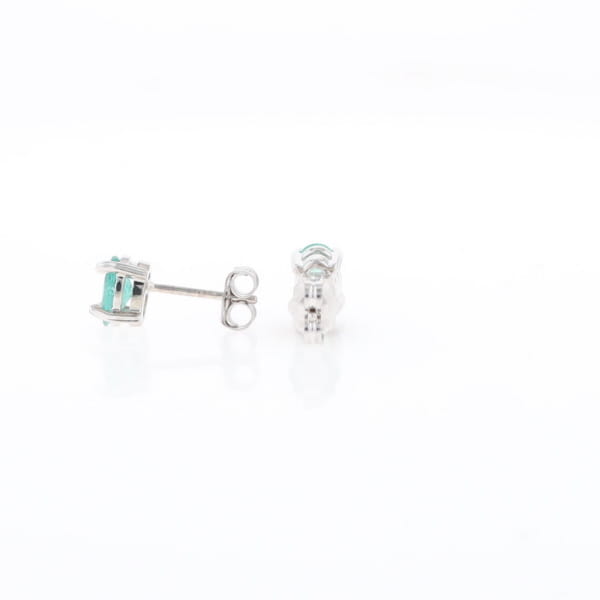 Oval Emerald Stud Earrings