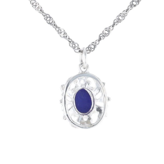 Silver Lapis Lazuli Pendant