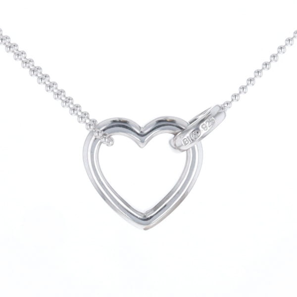 Diamond Clip Heart Necklace
