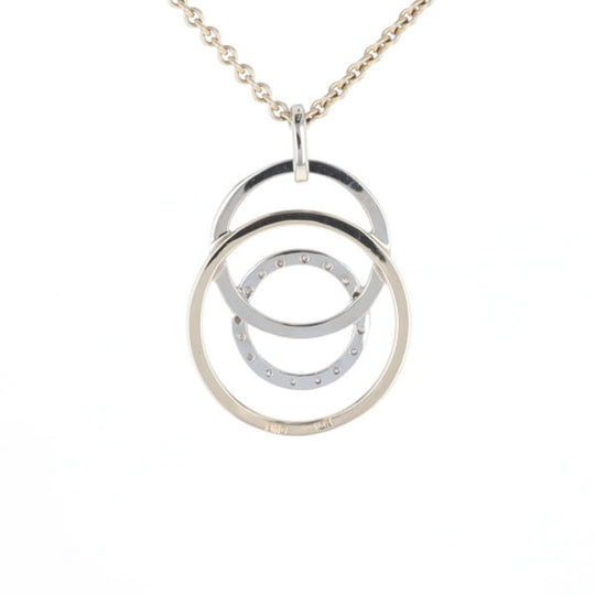 Two-Tone Interlocking Pendant