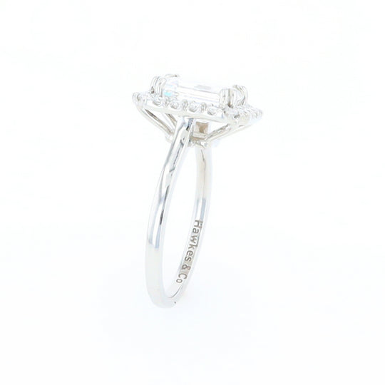 Emerald Cut Diamond Engagement Ring
