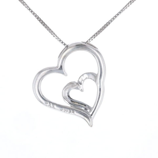 Double Heart Diamond Necklace