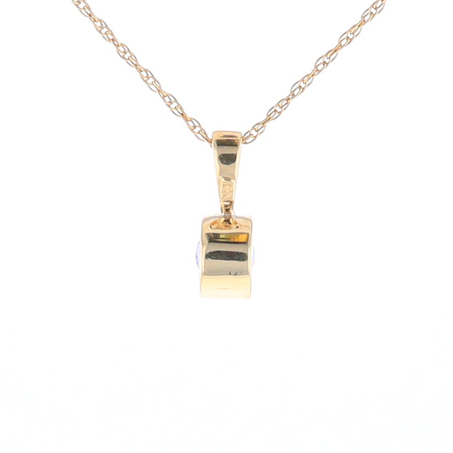 Solitaire Tanzanite Pendant